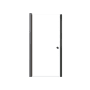 Transolid Lyna 70" High x 33" Wide Pivot Frameless Shower Door with Clear Glass Matte Black