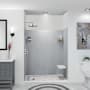Transolid Lusso 72" H x 60" W x 60" D Three Wall Alcove Shower Walls Bellanca