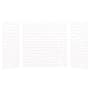 Transolid SaraMar 60" W x 36" D x 60" H Three Panel Shower Wall Kit White Subway Tile