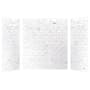 Transolid SaraMar 60" W x 36" D x 72" H Three Panel Shower Wall Kit White Venito Subway Tile