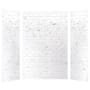 Transolid SaraMar 60" W x 36" D x 96" H Three Panel Shower Wall Kit White Venito Subway Tile
