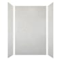 Transolid SaraMar 60" W x 36" D x 96" H Three Panel Shower Wall Kit Lunar Velvet