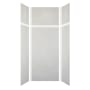 Transolid SaraMar 36" W x 36" D x 96" H Six Panel Shower Wall Kit Lunar Velvet