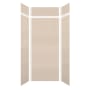 Transolid SaraMar 36" W x 36" D x 96" H Six Panel Shower Wall Kit Cashew Velvet