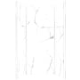 Transolid Titan 96" High x 36" Wide x 36" Deep Matte Honed Shower Wall Kit with Aluminum Corner and Edge Trim White Caruso