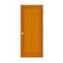 Trimlite 18" by 80" 1-Panel Shaker Left Handed Interior Prehung Passage Door with Oil Rubbed Bronze Hinges and 4-9/16" Door Jamb Douglas Fir