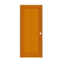 Trimlite 24" by 80" 1-Panel Shaker Right Handed Interior Prehung Passage Door with Satin Nickel Hinges and 4-9/16" Door Jamb Douglas Fir