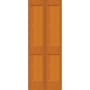 Trimlite 24 Inch by 79 Inch Flat 2-Panel Shaker Interior Bifold Door with Installation Hardware Douglas Fir
