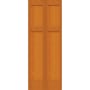 Trimlite 24 Inch by 79 Inch Flat 3-Panel Mission Shaker Interior Bifold Door with Installation Hardware Douglas Fir