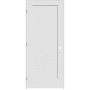 Trimlite 24" by 80" 1-Panel Shaker Right Handed Interior Prehung Passage Door with Satin Nickel Hinges and 4-9/16" Door Jamb Primed