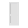 Trimlite 24" by 80" 2-Panel Shaker Right Handed Interior Prehung Passage Door with Black Hinges and 4-9/16" Door Jamb Primed