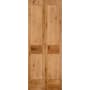 Trimlite 24 Inch by 79 Inch Flat 2-Panel Shaker Interior Bifold Door with Installation Hardware Knotty Alder