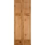 Trimlite 24 Inch by 79 Inch Flat 3-Panel Mission Shaker Interior Bifold Door with Installation Hardware Knotty Alder
