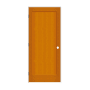 Trimlite 34" by 80" 1-Panel Shaker Right Handed Interior Prehung Passage Door with Oil Rubbed Bronze Hinges and 4-9/16" Door Jamb Douglas Fir