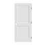Trimlite 34" by 80" 2-Panel Shaker Left Handed Interior Prehung Passage Door with Black Hinges and 4-9/16" Door Jamb Primed