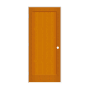 Trimlite 26" by 80" 1-Panel Shaker Right Handed Interior Prehung Passage Door with Brushed Chrome Hinges and 4-9/16" Door Jamb Douglas Fir