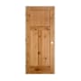 Trimlite 26" by 80" 1+2-Panel Shaker Right Handed Interior Prehung Passage Door with Black Hinges and 4-9/16" Door Jamb Knotty Alder