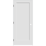 Trimlite 28" by 80" 1-Panel Shaker Right Handed Interior Prehung Passage Door with Oil Rubbed Bronze Hinges and 6-9/16" Door Jamb Primed