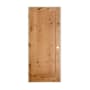 Trimlite 28" by 80" 1-Panel Shaker Right Handed Interior Prehung Passage Door with Oil Rubbed Bronze Hinges and 6-9/16" Door Jamb Knotty Alder