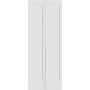 Trimlite 30 Inch by 79 Inch Flat 1-Panel Shaker Interior Bifold Door with Installation Hardware Primed