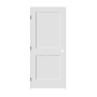 Trimlite 36" by 80" 2-Panel Shaker Right Handed Interior Prehung Passage Door with Oil Rubbed Bronze Hinges and 6-9/16" Door Jamb Primed