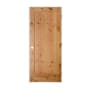 Trimlite 36" by 80" 1-Panel Shaker Left Handed Interior Prehung Passage Door with Oil Rubbed Bronze Hinges and 4-9/16" Door Jamb Knotty Alder
