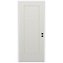 Trimlite 36" W x 80" H 1-Panel Contemporary Left-Hand Inswing Exterior Prehung Entry Door with Satin Nickel Hinges, 6-9/16" Door Jamb, and Mill Sill Primed