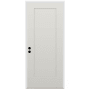 Trimlite 36" W x 80" H 1-Panel Contemporary Right-Hand Inswing Exterior Prehung Entry Door with Bright Chrome Hinges, 4-9/16" Door Jamb, and Mill Sill Primed