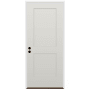 Trimlite 36" W x 80" H 2-Panel Contemporary Right-Hand Inswing Exterior Prehung Entry Door with Black Hinges, 4-9/16" Door Jamb, and Bronze Sill Primed