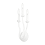 Troy Lighting Reign 3 Light 15" Tall Wall Sconce Gesso White