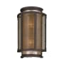 Troy Lighting Copper Mountain 19" Tall 2 Light Wall Sconce Old Silver