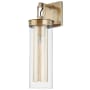 Troy Lighting Pira 15" Tall Wall Sconce Patina Brass