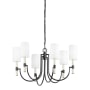 Troy Lighting Gustine 6 Light 31" Wide Candle Style Chandelier Forged Iron