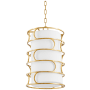 Troy Lighting Reedley 3 Light 13" Wide Pendant Vintage Gold Leaf