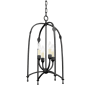 Troy Lighting Rhett 4 Light 15" Wide Multi Light Pendant Black Iron