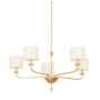 Troy Lighting Osmond 36" Wide Chandelier Vintage Gold Leaf