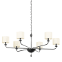 Troy Lighting Osmond 50" Wide Chandelier Black Iron