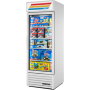 True 23 Cu. Ft. Glass Swing Door Merchandiser Freezer White