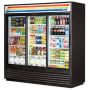 True 69 Cu. Ft. Glass Sliding Door Merchandiser Black