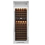 True Residential 30 Inch Wide 150 Bottle Capacity Built-In Wine Cooler Stainless Glass