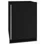 U-Line 1 Class 24 Inch Wide 5.7 Cu. Ft. Energy Star Certified Compact Freezerless Refrigerator Black