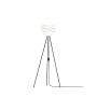 UMAGE Carmina Mini 51.6" Tall Single Light Floor Lamp White with Black Floor Tripod