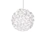 UMAGE Lora 18" Pendant White with Black Swag
