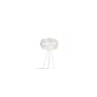 UMAGE Eos Mini 22.1" Tall Single Light Table Lamp White with White Table Tripod