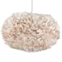 UMAGE Eos 30" Feather Pendant in Light Brown Light Brown with Black Swag