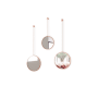 Umbra Dima 9-1/2" Diameter Circular Framed Bathroom Mirror Copper