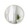 Umbra HUBBA 24" W x 1" H Circular Framed Bathroom Mirror Brass