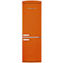 Unique Appliances Classic Retro 24 Inch Wide 11.7 Cu. Ft. Energy Star Certified Bottom Freezer Refrigerator Creamsicle Orange