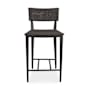 Uttermost Calbas 20" Wide Counter Stool Java Black