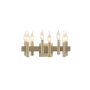 Varaluz Collette 8 Light 16" Wide Vanity Light Antique Brass